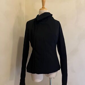 Rick Owens Jacket/ Size 8/ Black/ Solid Color/ RP13F07052-MU